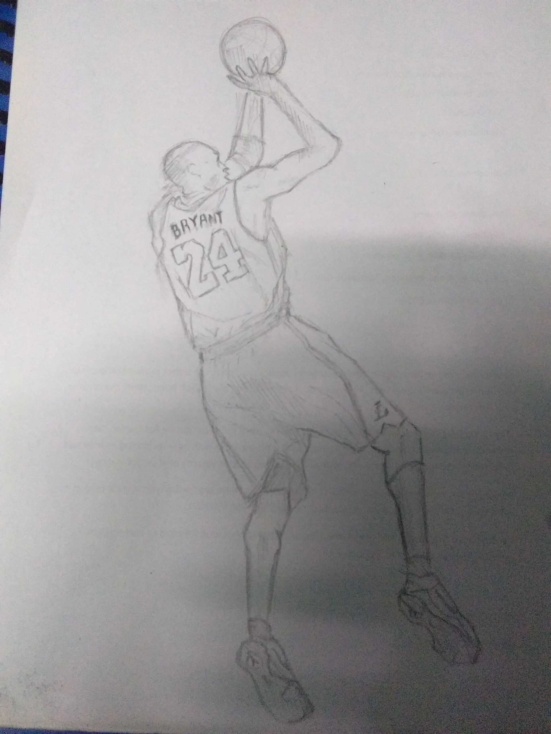 kobe bryant drawing
