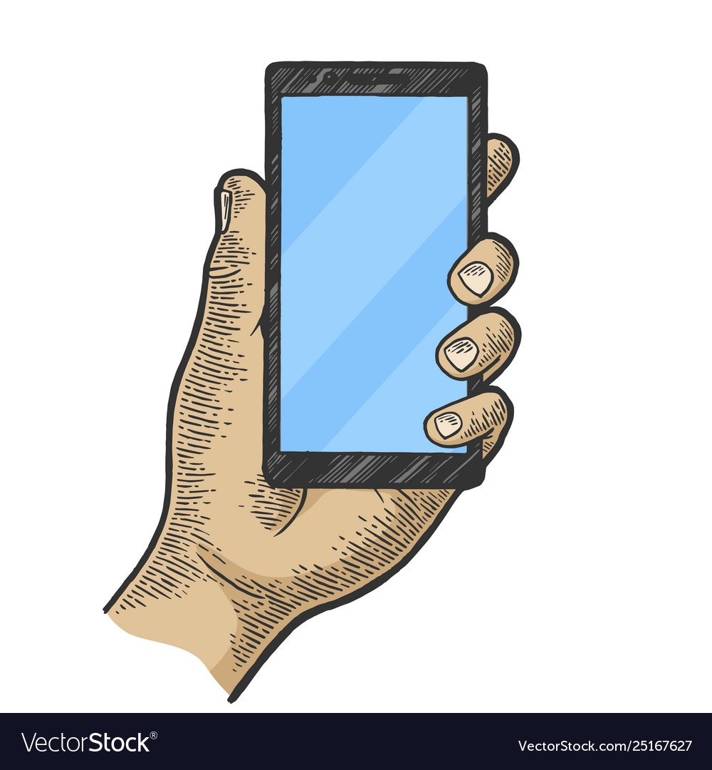 phone drawing