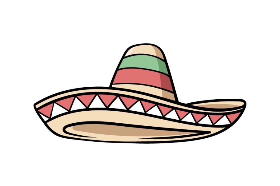 Sombrero Drawing How To Draw A Sombrero Step By Step