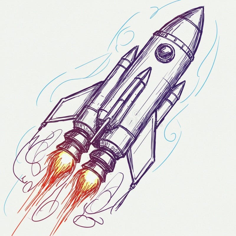 Space Ship Drawing Stock Illustrations 14 326 Space Ship Drawing 