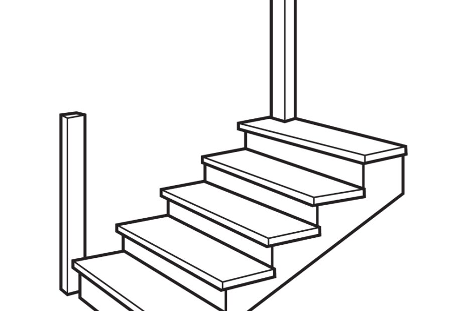 Stairs Drawing How To Draw Stairs Step By Step