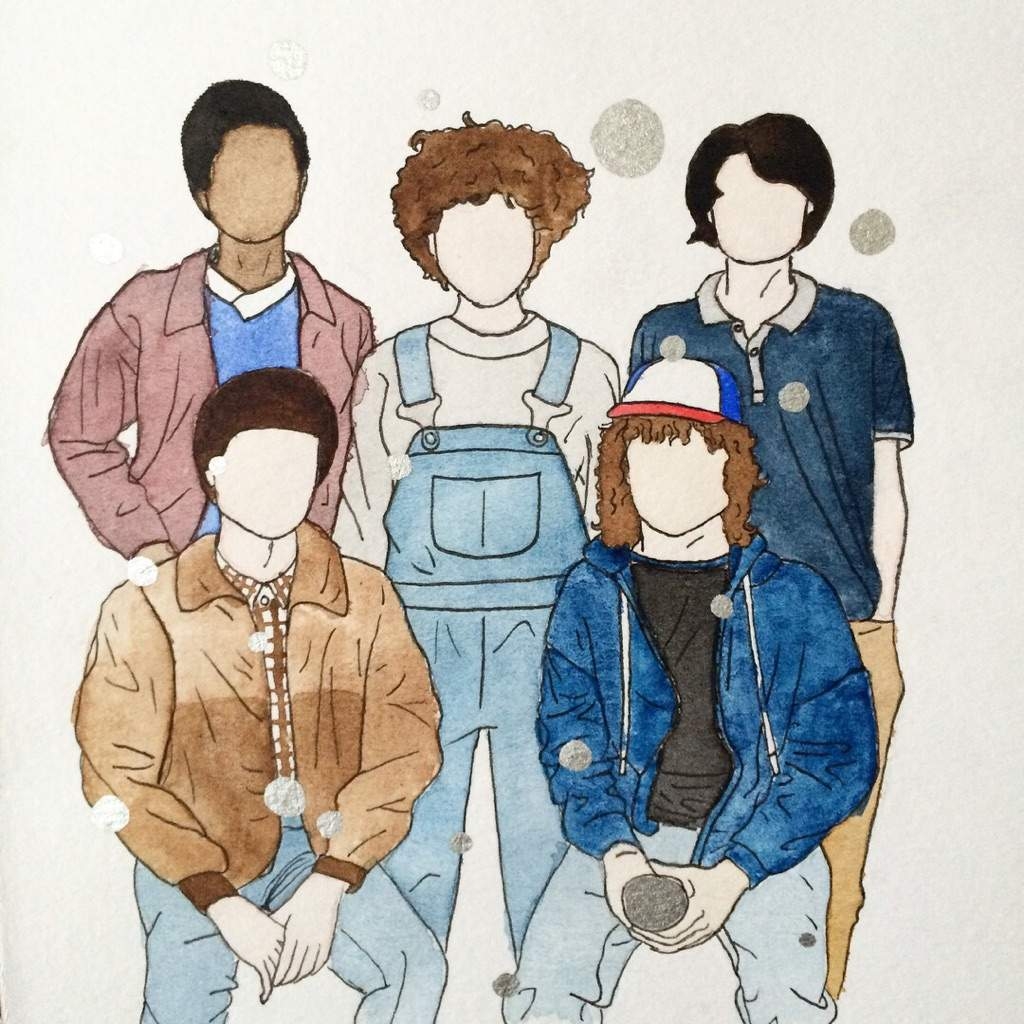 stranger things drawing kid