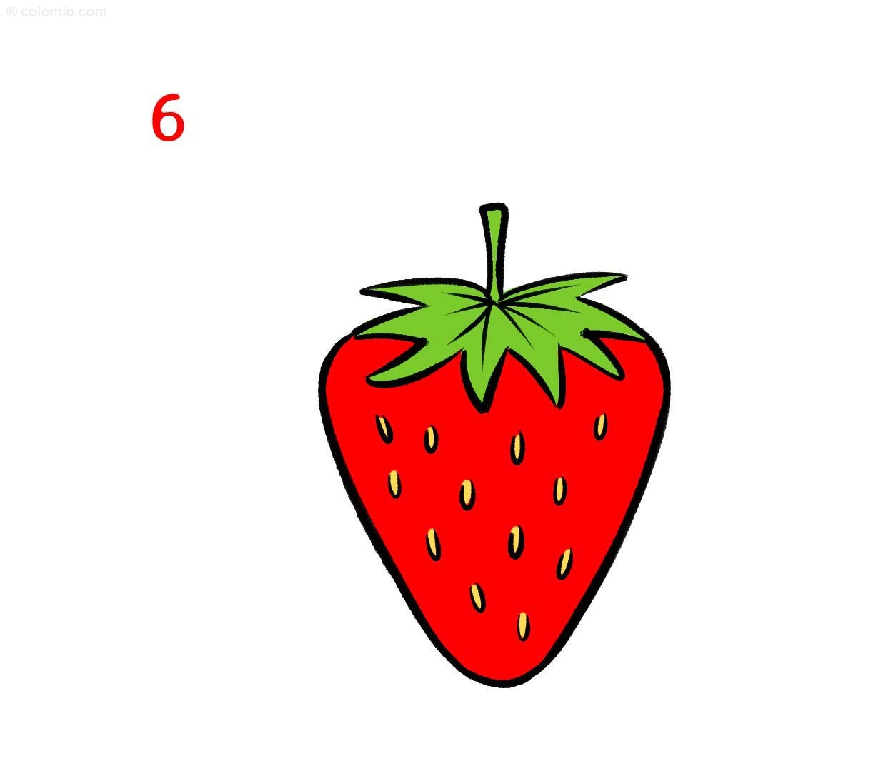 Strawberry Drawing How To Draw A Strawberry