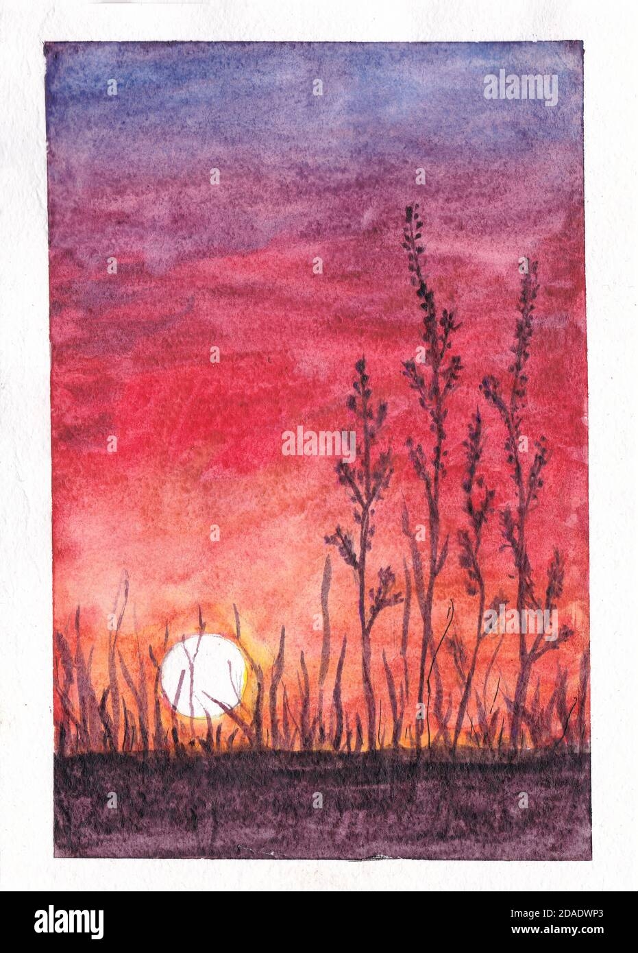 sunrise drawing