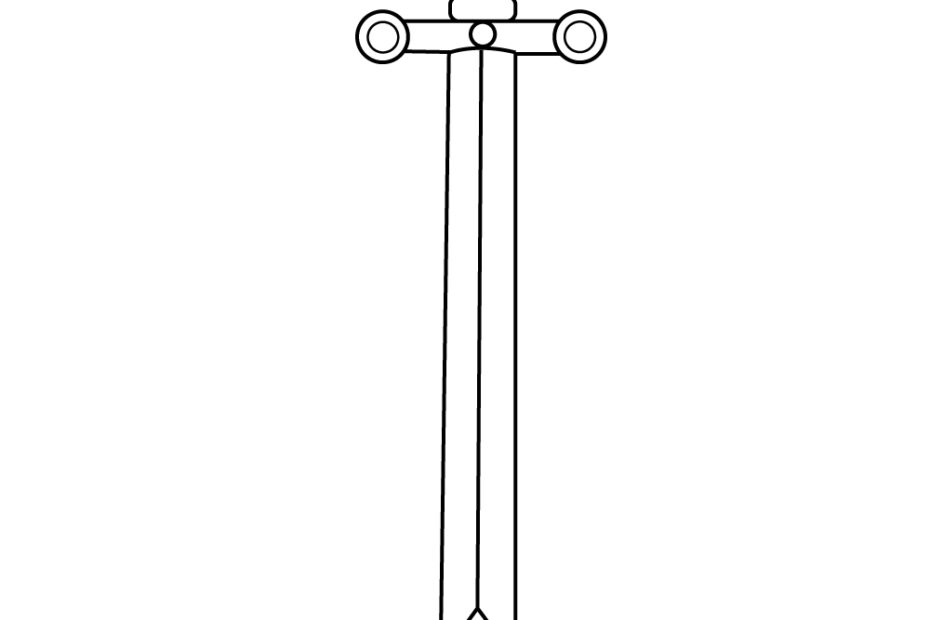 Sword Drawing How To Draw A Sword Step By Step