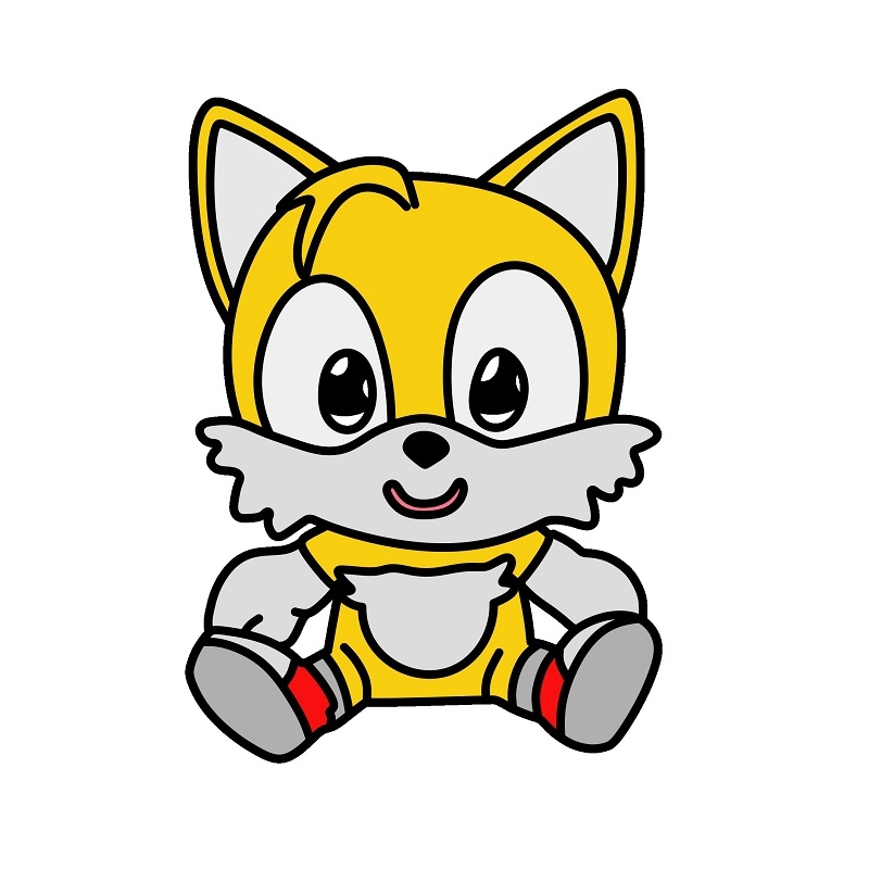 Tails Drawing Tutorial How To Draw Tails Step By Step
