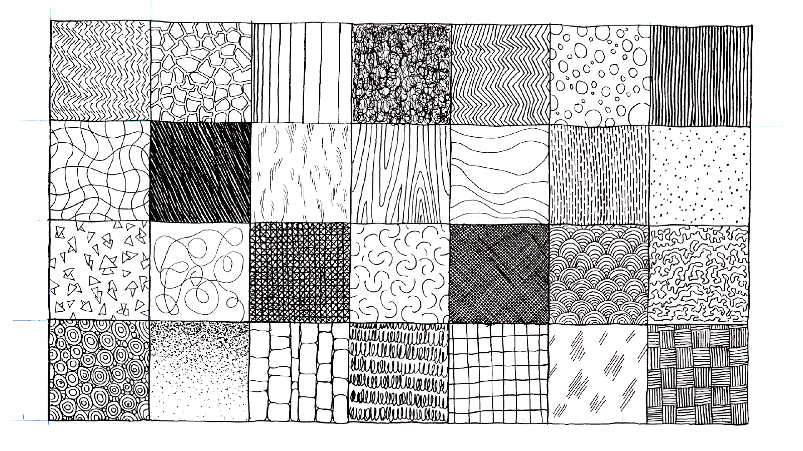 Textures With A Pen