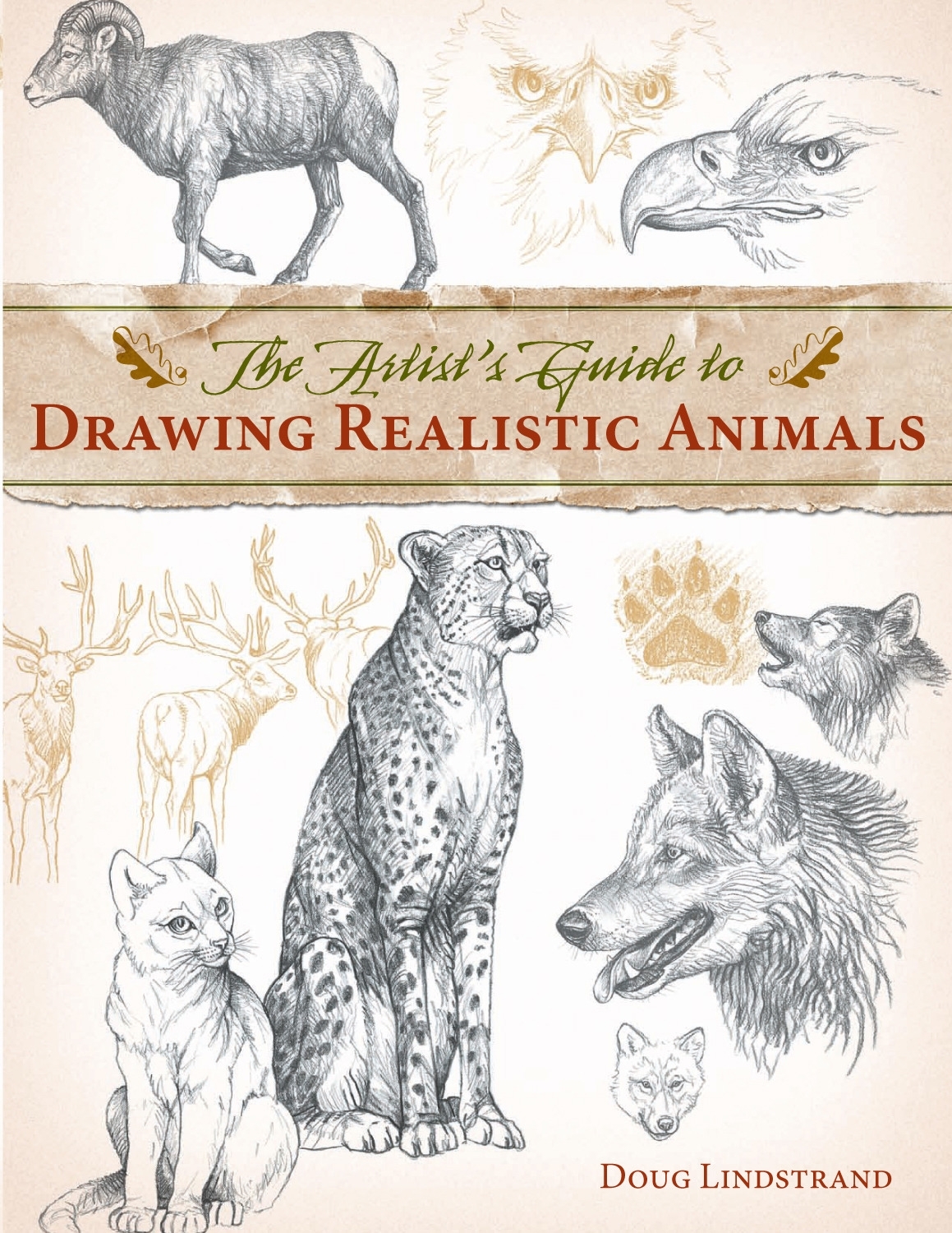 The Artist s Guide To Drawing Realistic Animals By Doug Lindstrand Penguin Books New Zealand