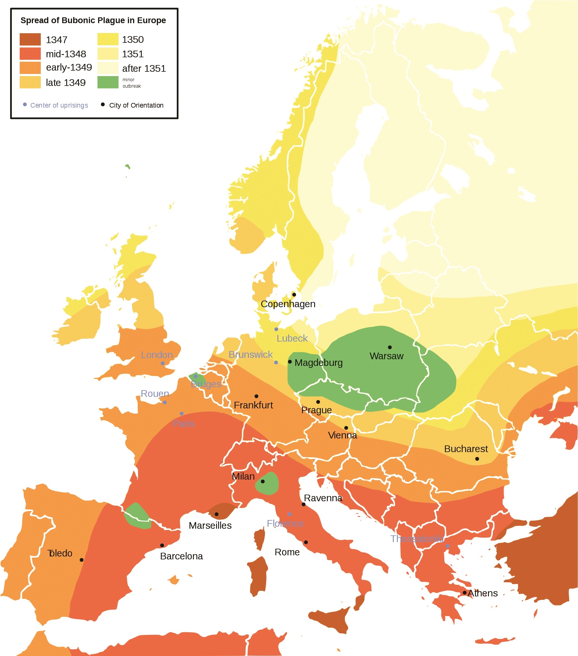 The Black Death Map