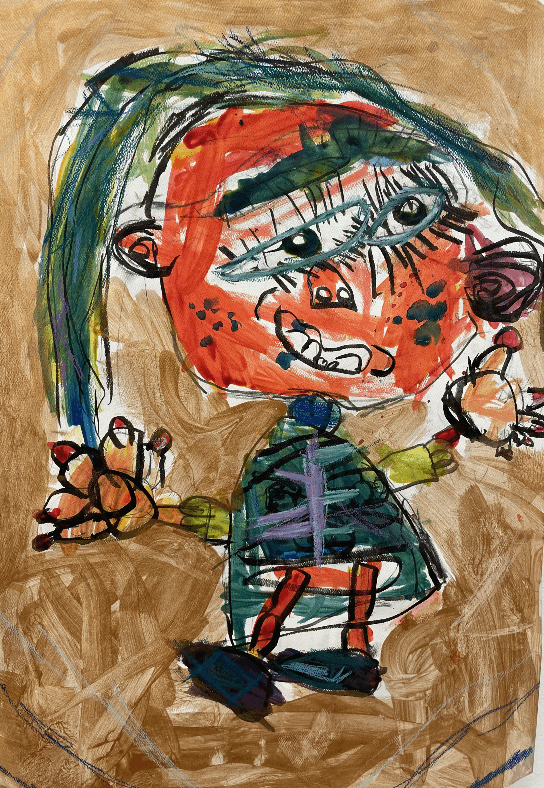 self portrait drawing