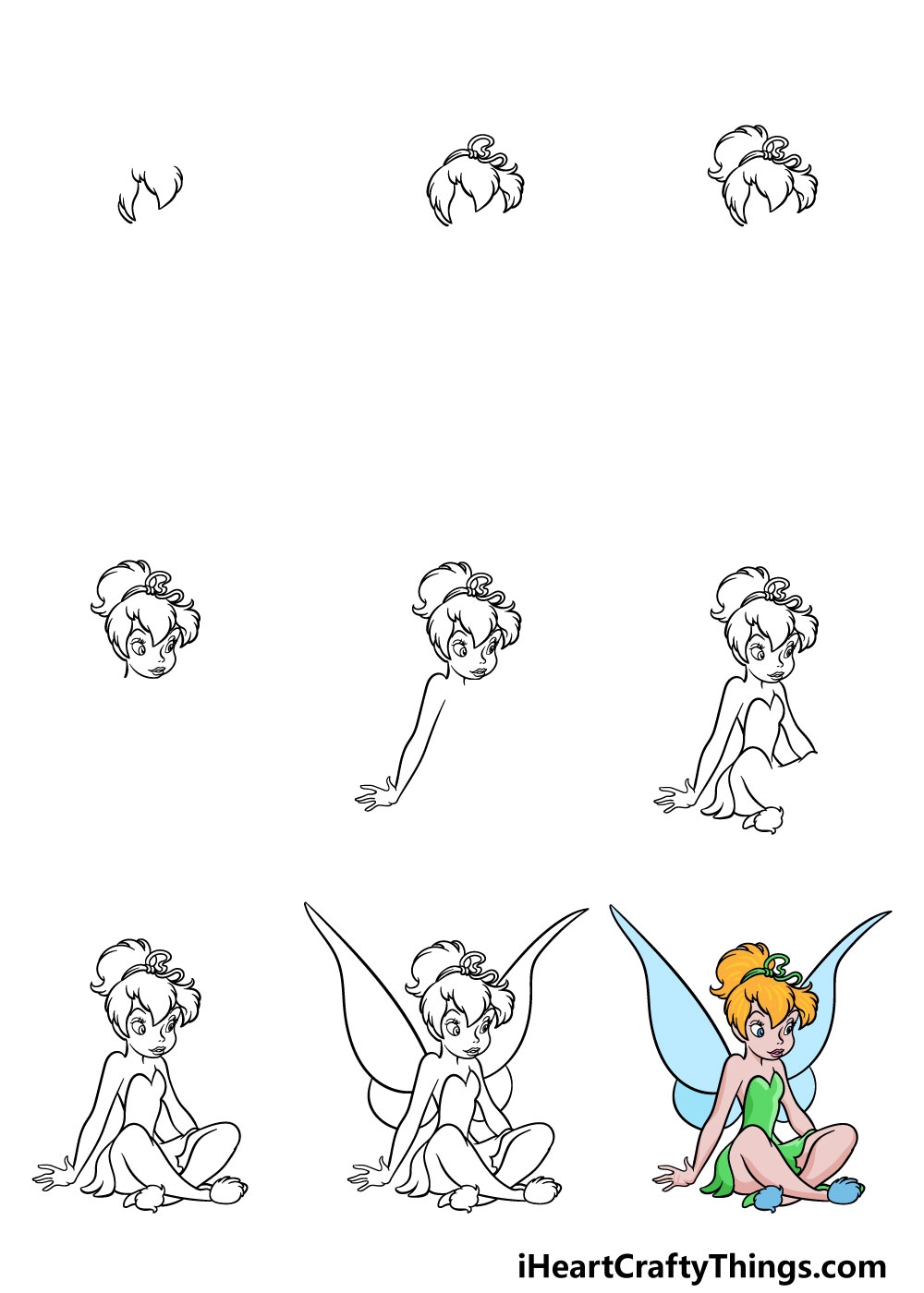 draw tinkerbell