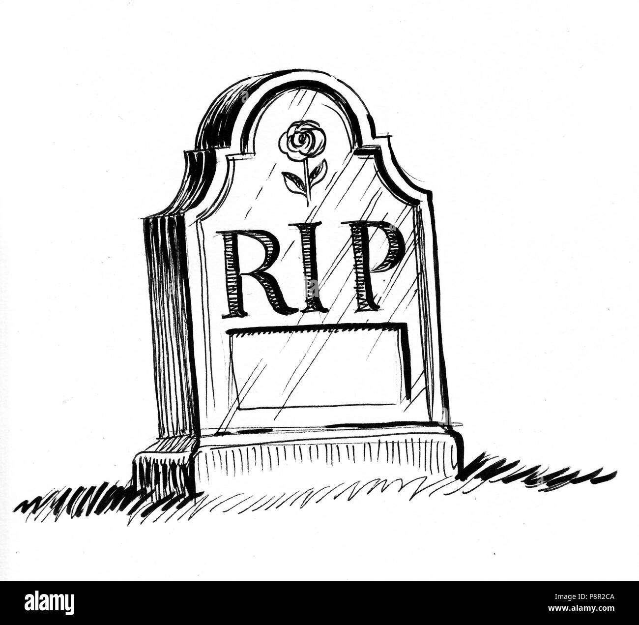 Tombstone Drawing Cut Out Stock Images U0026 Pictures Alamy