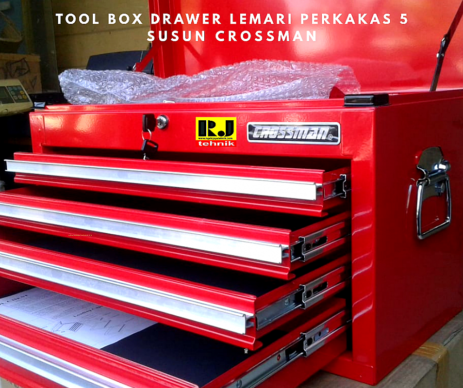 Tools Accessories Tool Box Drawer Lemari Perkakas 5 Susun Crossman Toko Alat Teknik Mesin Bor Dan Gerinda Rejekijayatehnik