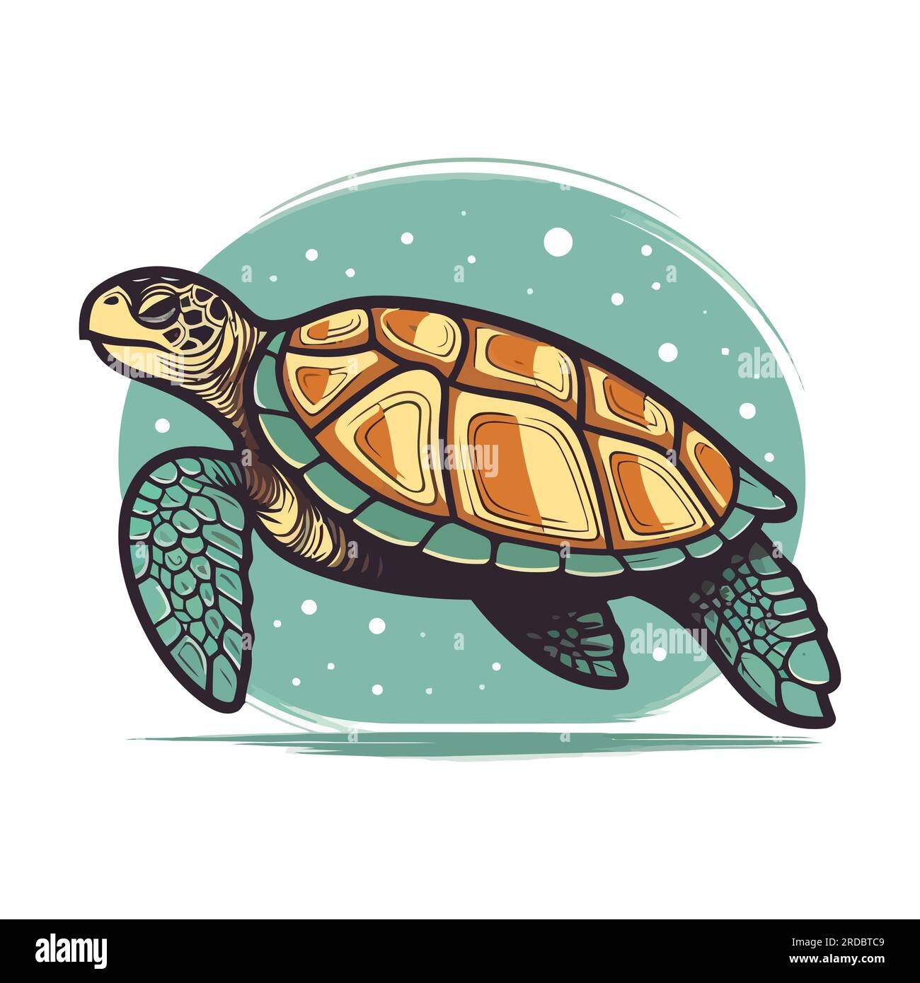 Turtle Image Abstract Drawing Turtle Cute Turtle Isolated Vector Illustration Stock Vector Image U0026 Art Alamy