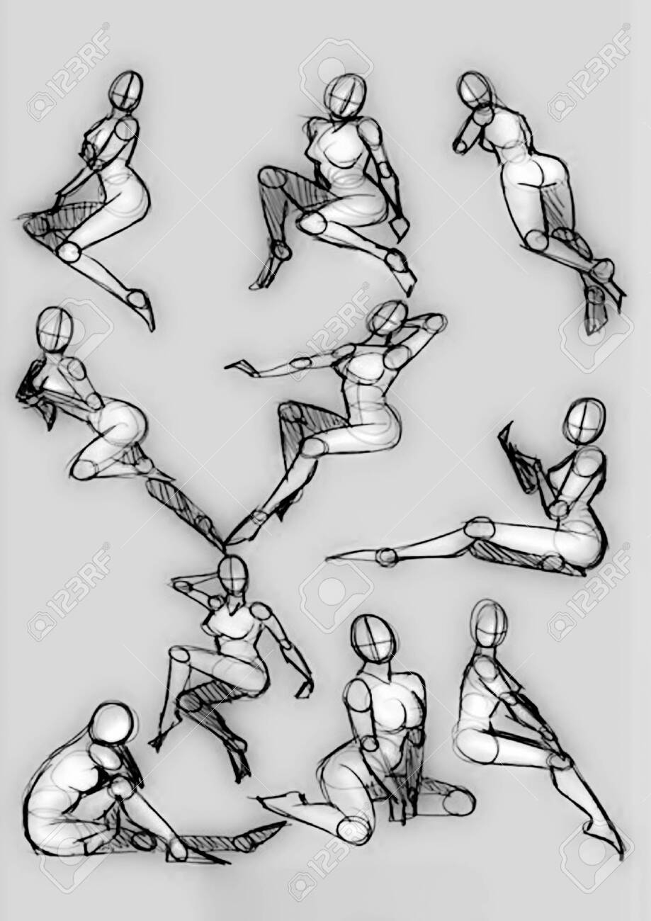 Tutorial Of Drawing A Female Body Drawing The Human Body Step By 