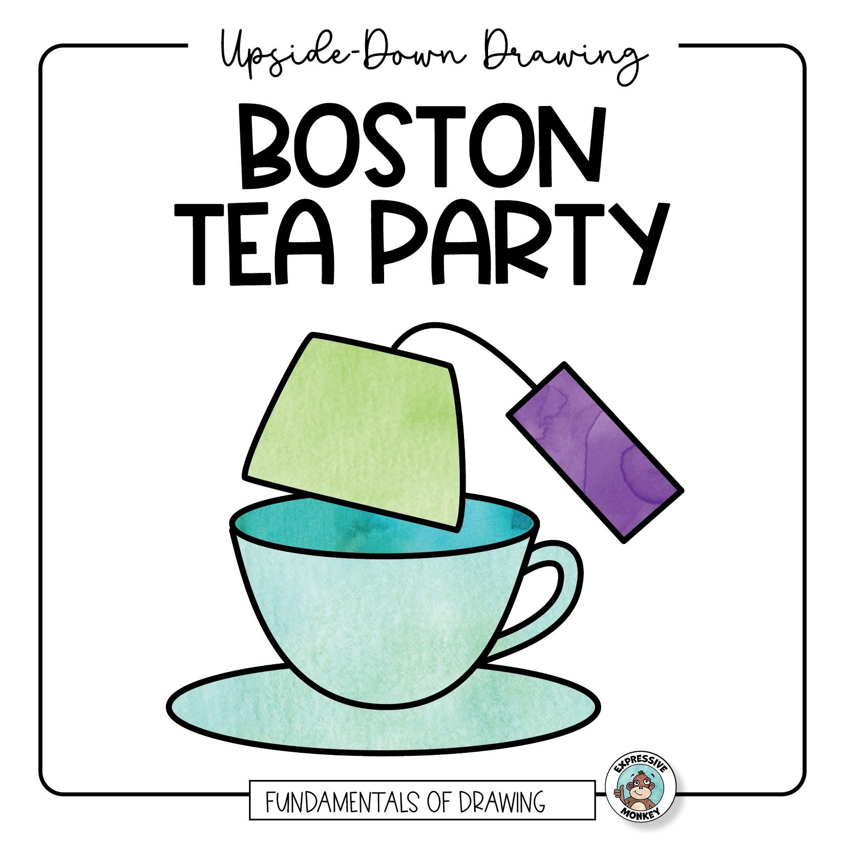 Upside Down Drawing Exercise Boston Tea Party