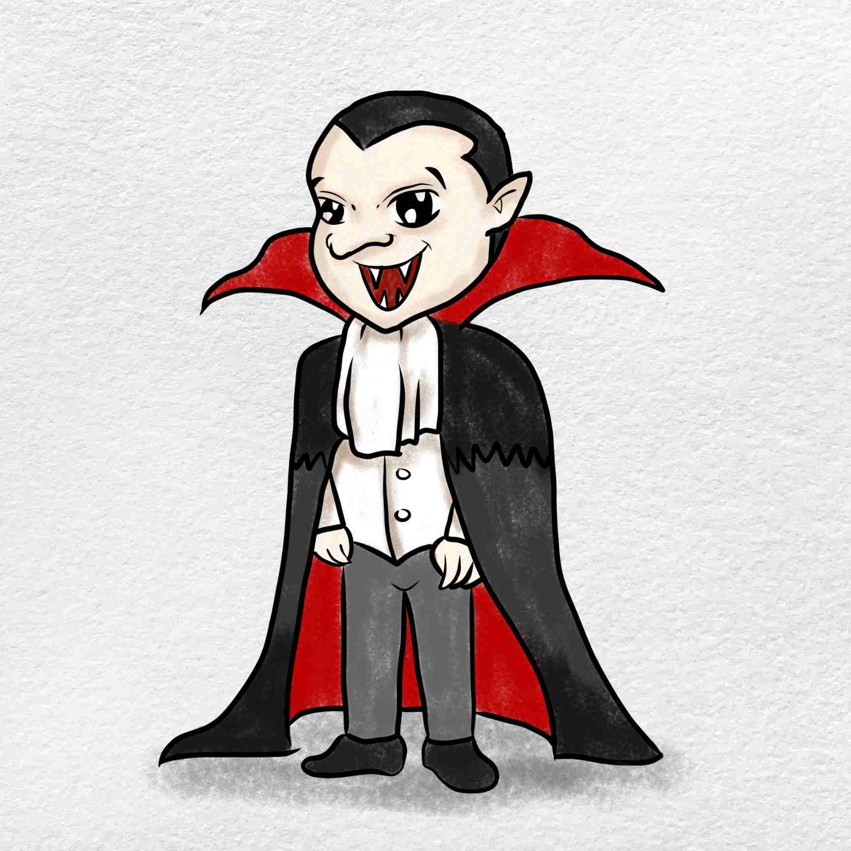 Vampire Drawing For Kids HelloArtsy