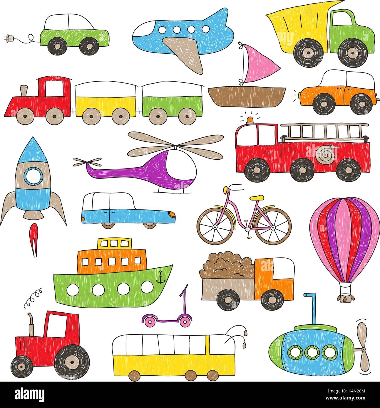 how to draw vehicles