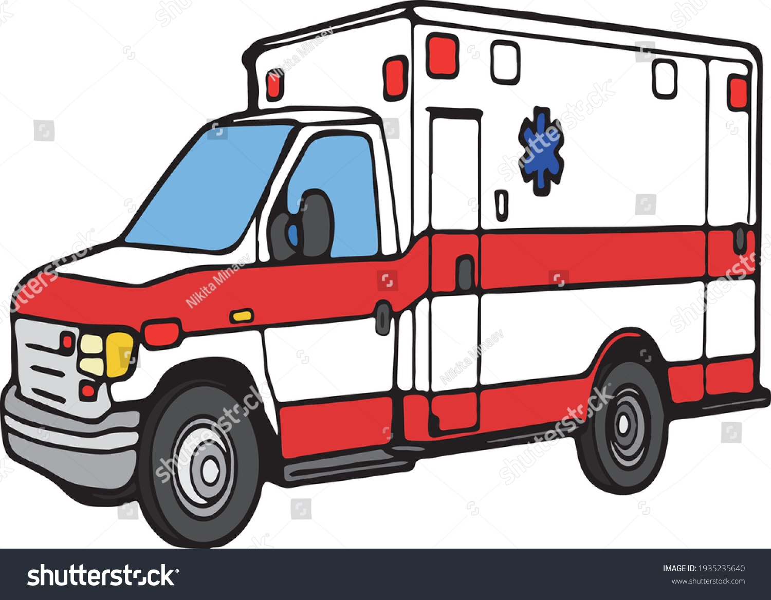 ambulance drawing
