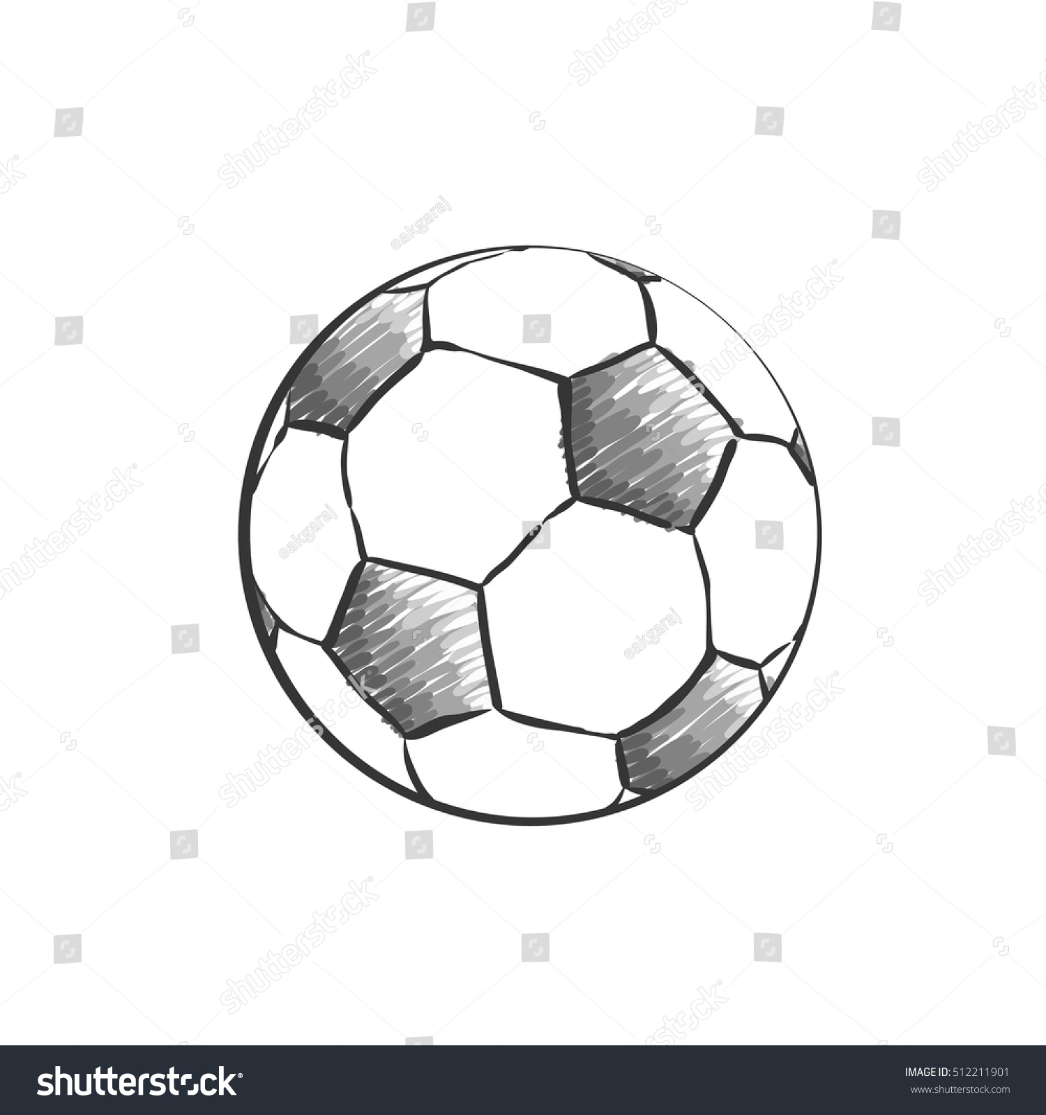 football ball drawing