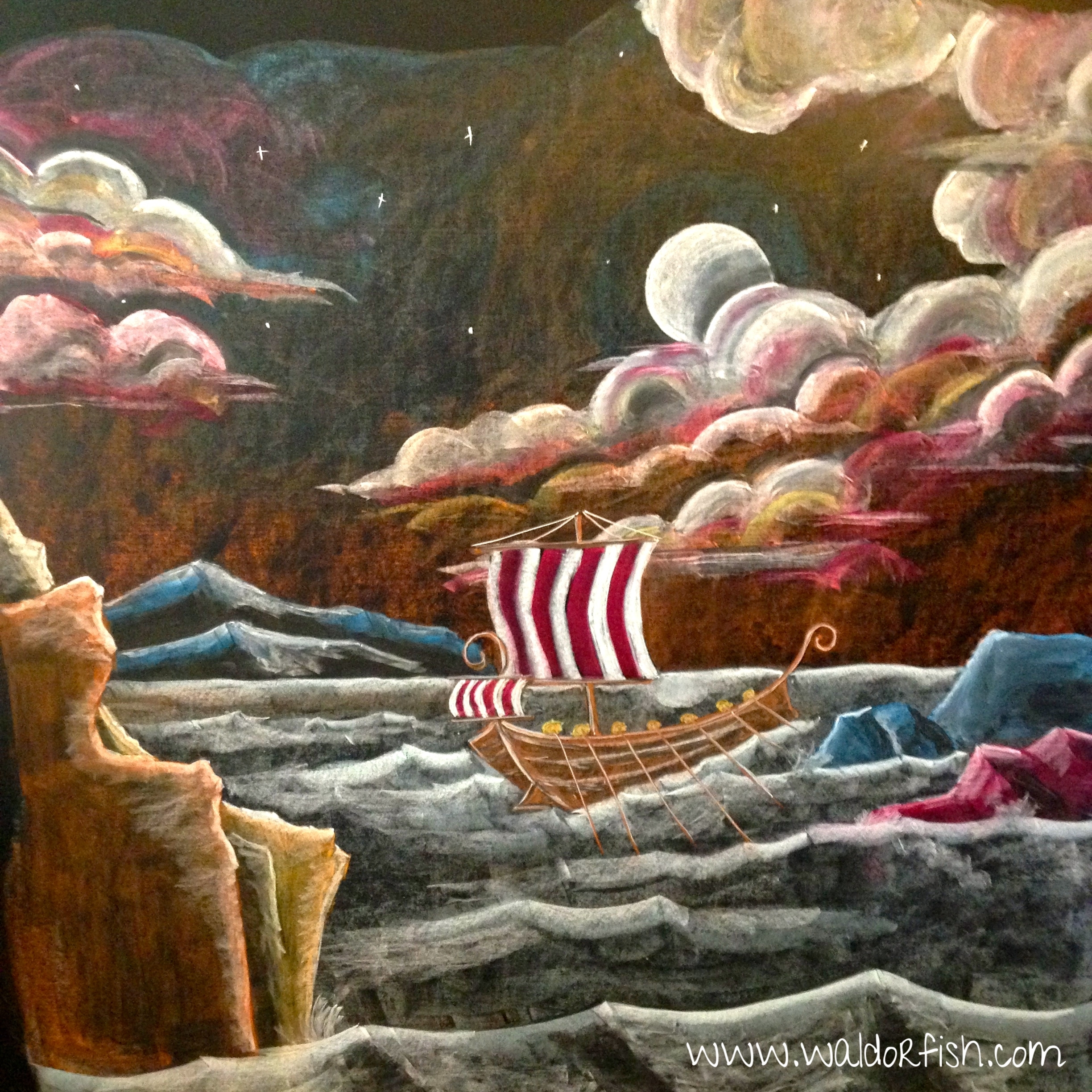 chalk drawing