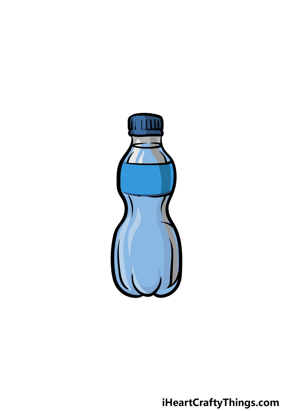 Water Bottle Drawing How To Draw A Water Bottle Step By Step