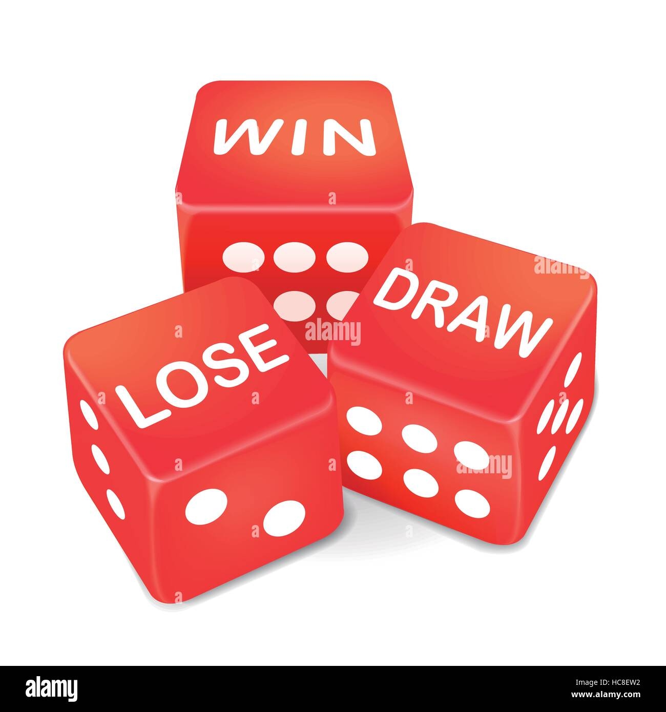 Win Lose Draw Stock Vector Images Alamy