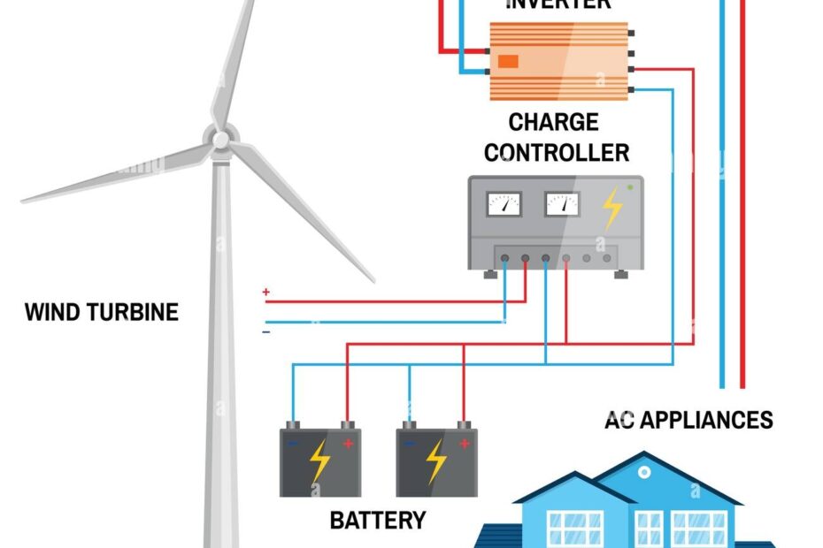 Wind Turbine Generator Diagram Hi res Stock Photography And Images Alamy