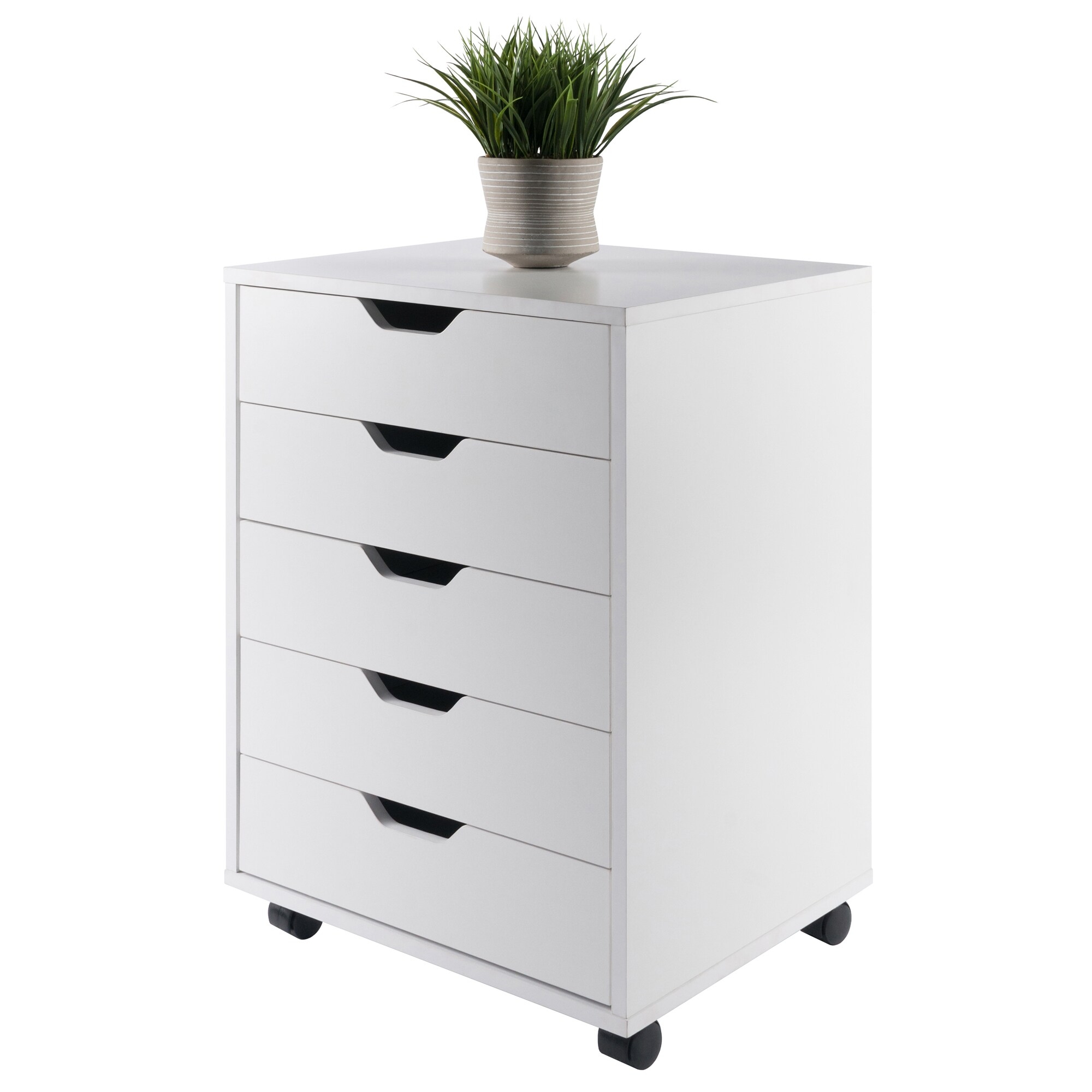 Winsome Wood Halifax White 5 Drawer 19 21 in File Cabinet 10519 At Lowes