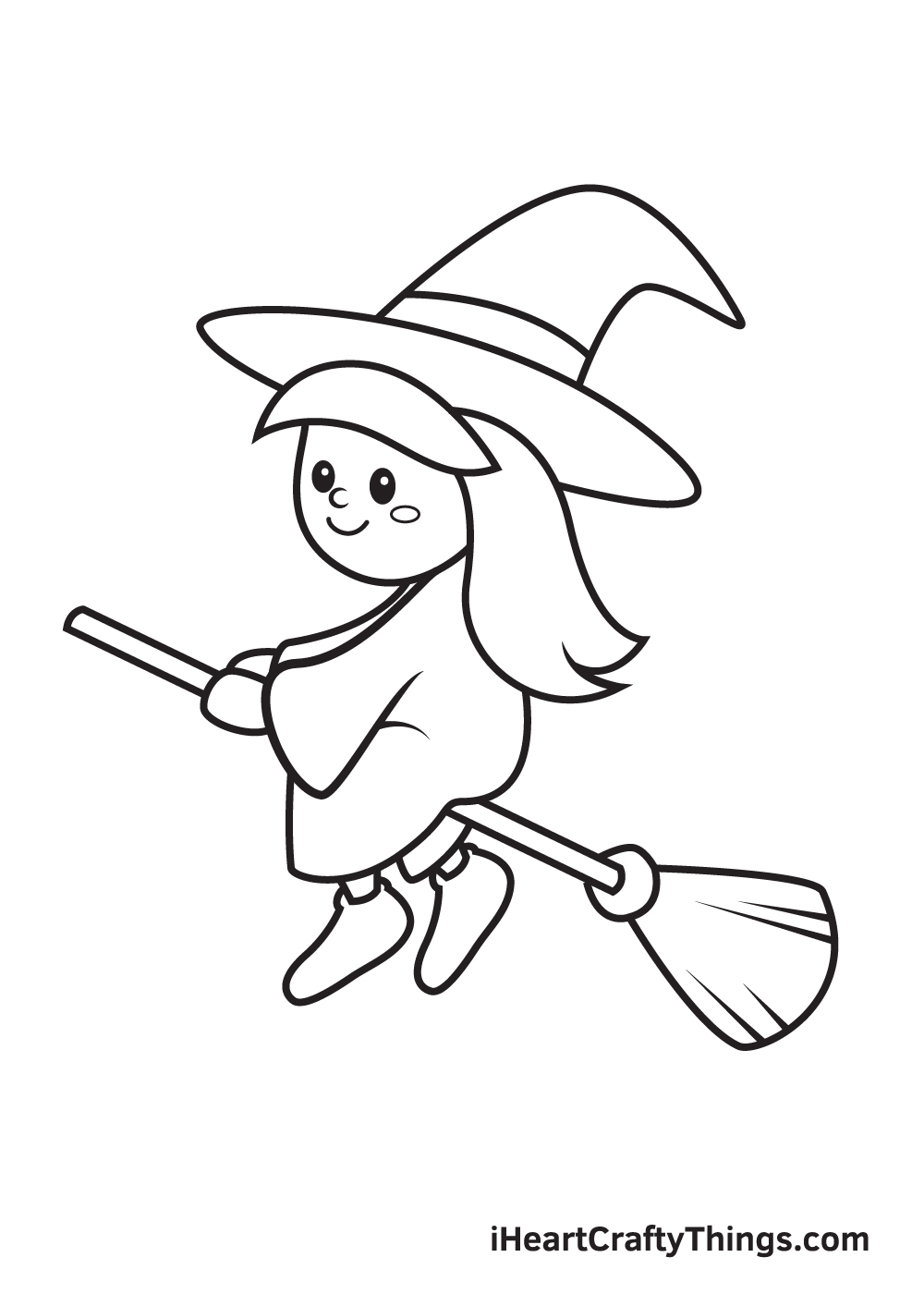 Witch Drawing How To Draw A Witch Step By Step