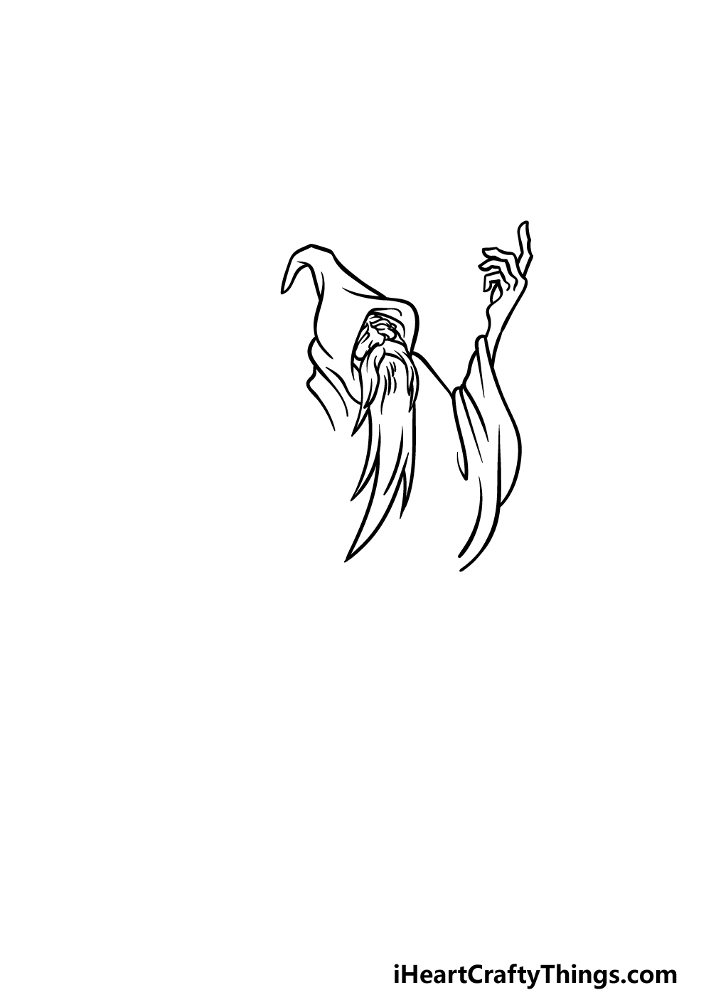 Wizard Drawing How To Draw A Wizard Step By Step