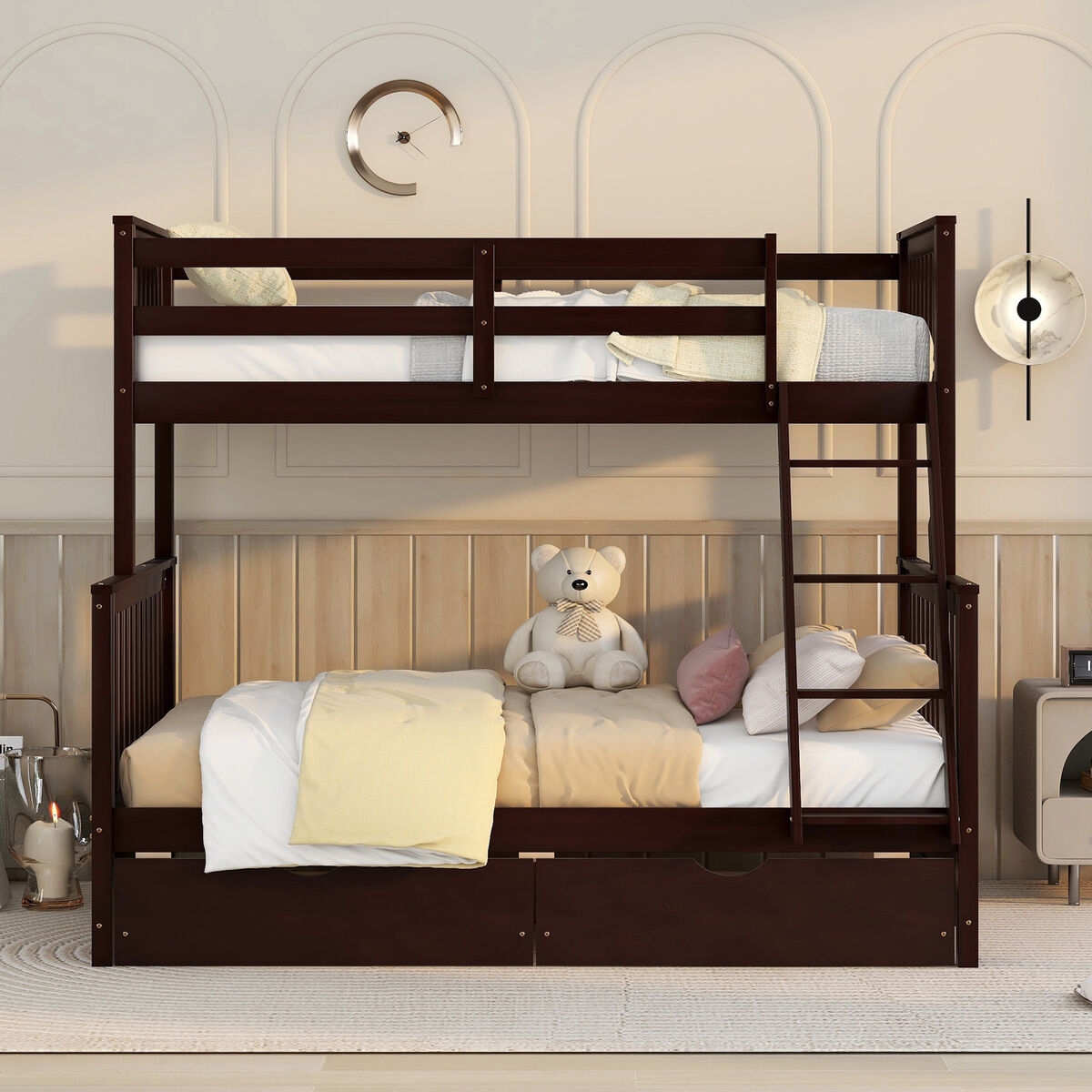 bunk bed with drawer bed