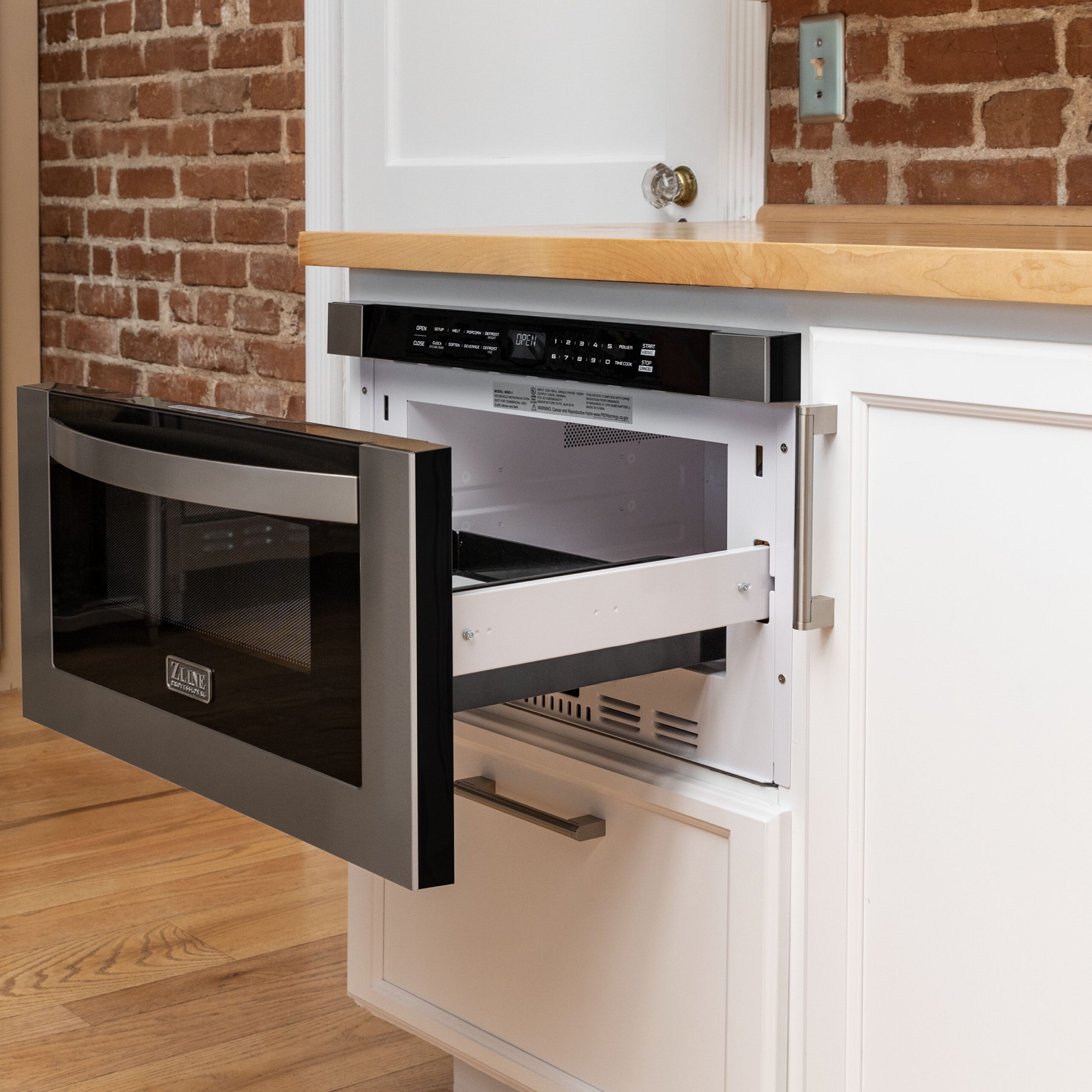 microwave oven drawer